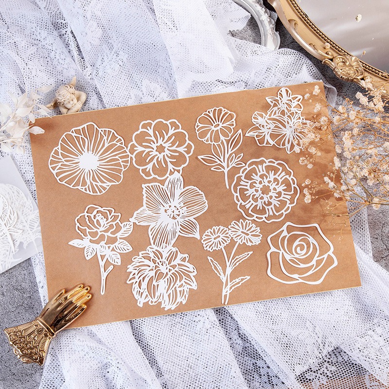 Art Craft Hobbies - ヴィンテージ美的白いレース紙スクラップブッキング用芸術品や工芸品ギフト装飾 DIY 趣味クラフト用品手芸材料