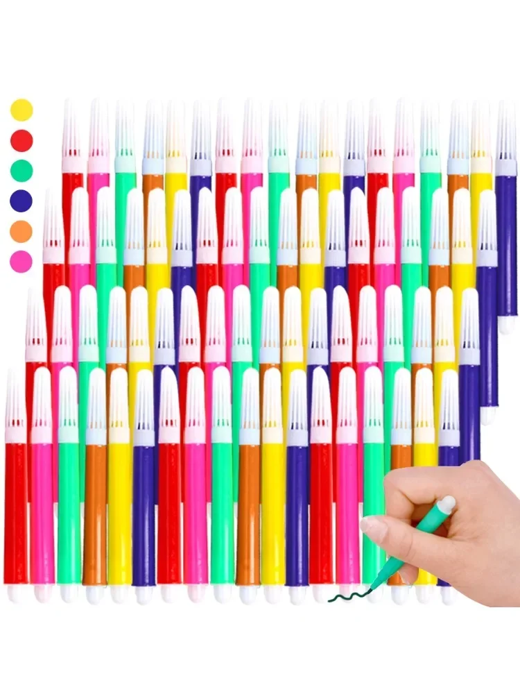 Copic Marker Sketch - 4-24 パック 6 色水彩ペンミニ描画マーカー不織布落書きバッグ絵画アート文具アクセサリーに適しています