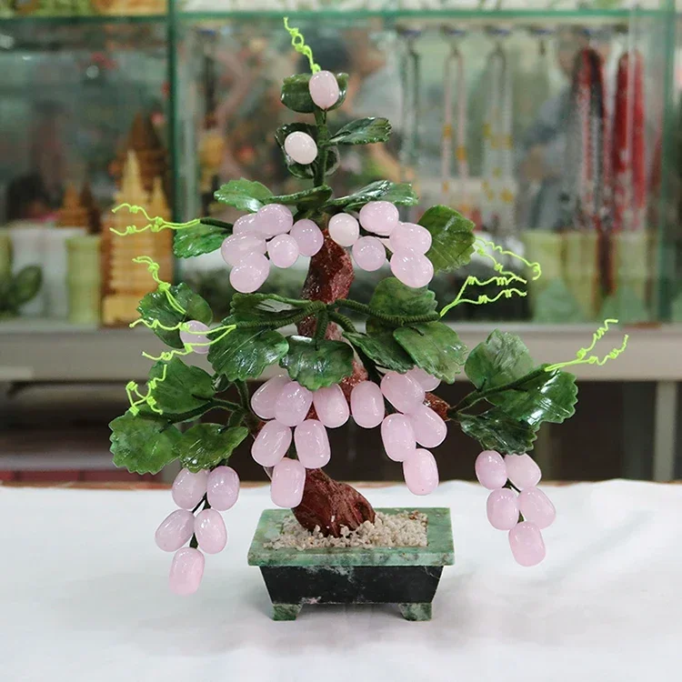2つの木で作られた石の装飾,家庭用アクセサリー,リビングルー - Tv Art And Craft のレビューと価格