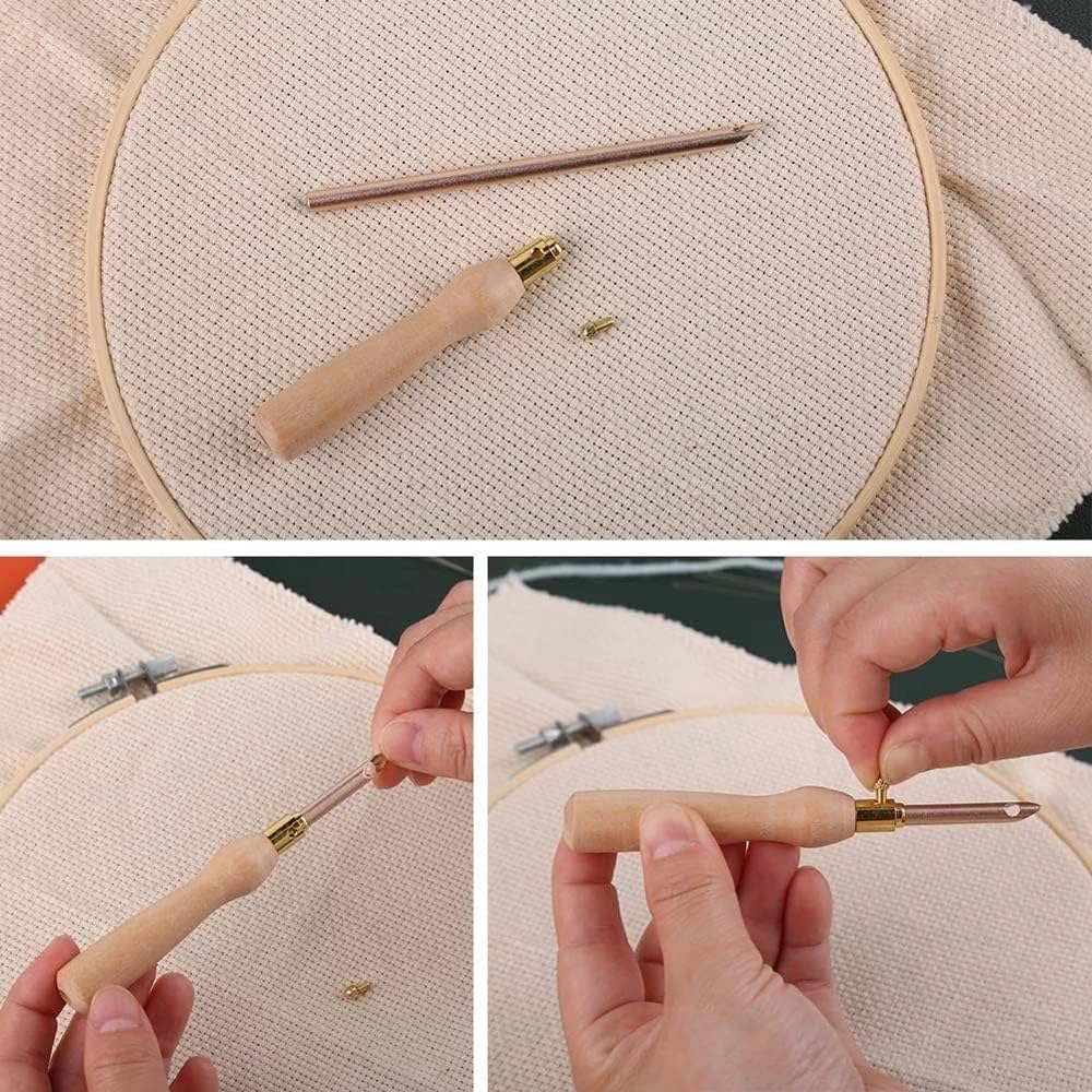 1セット パンチニードルツールキット 刺繍 クロスステッチ  - Punch Needle Kit のレビューと価格
