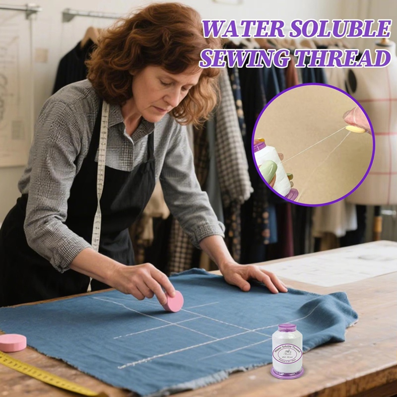 ミシン用糸 1492.7フィート 水溶性ミシン糸 溶けるコー - Art Craft Making のレビューと価格