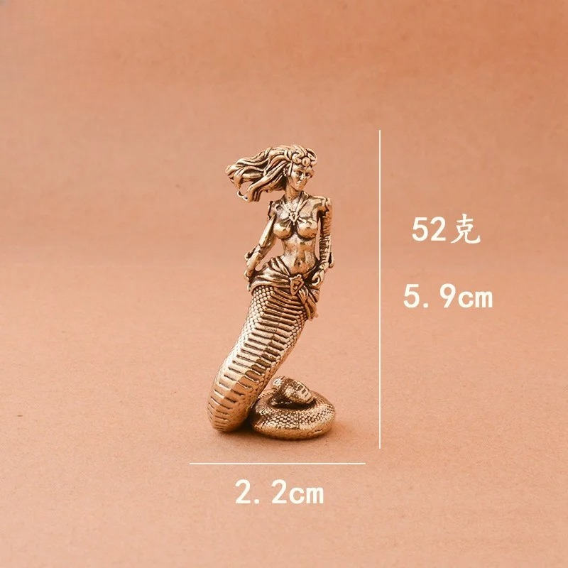 1 個真鍮メデューサ装飾品古代ギリシャの蛇女性の工芸品ホーム - Tv Art And Craft のレビューと価格