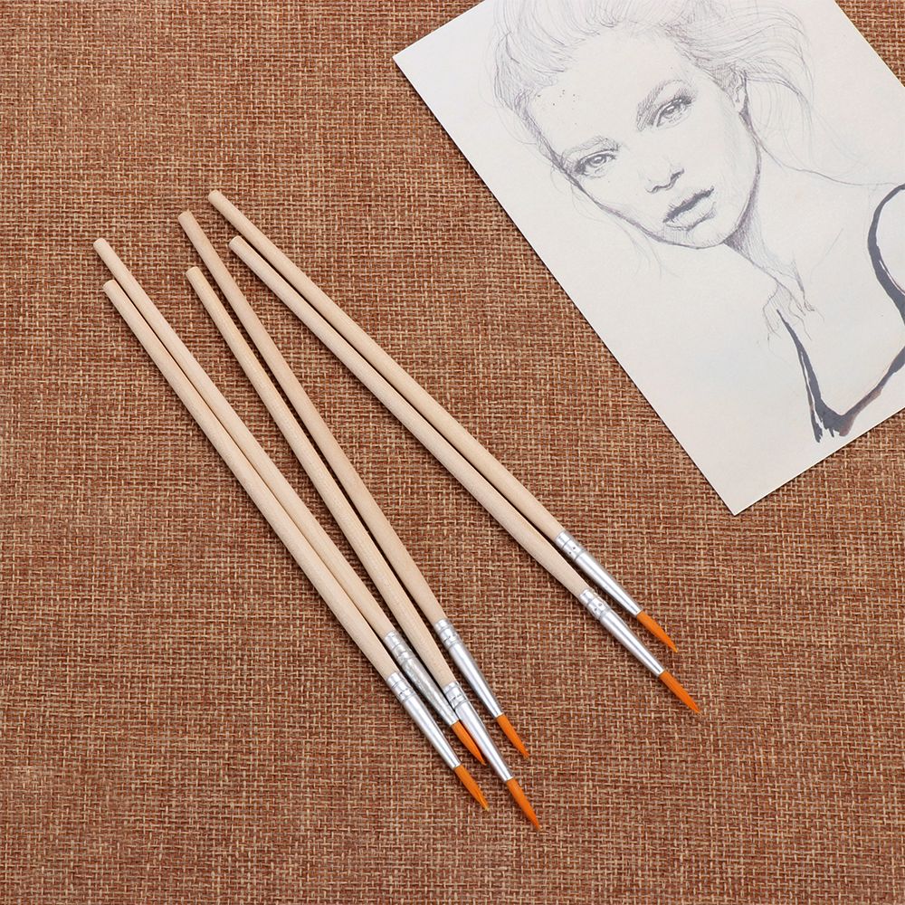 10 個フック画材水彩ペイントブラシ絵画ペン描画ブラシフック - Watercolor Brush Pen のレビューと価格