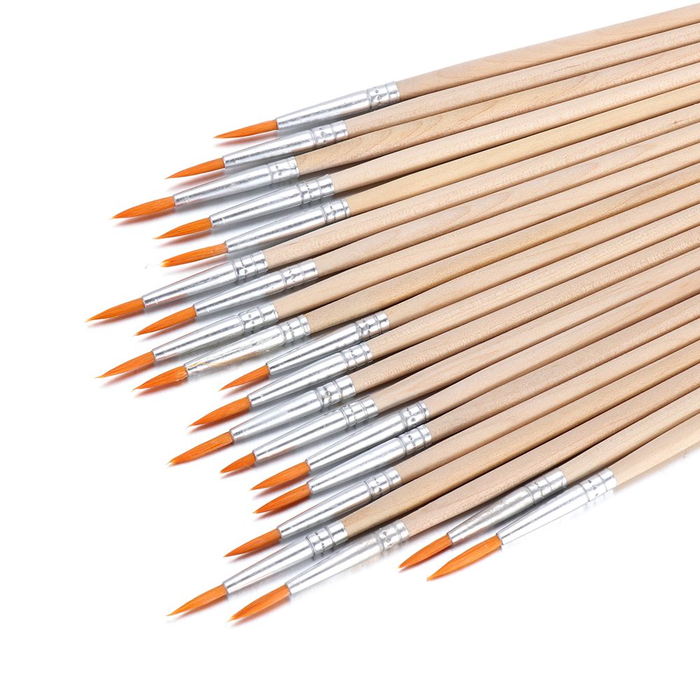 10 個フック画材水彩ペイントブラシ絵画ペン描画ブラシフック - Watercolor Brush Pen のレビューと価格