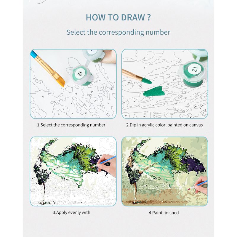 Gatyztory-大人のための数字による絵画,花,バラ,モ - Art Craft Picture のレビューと価格