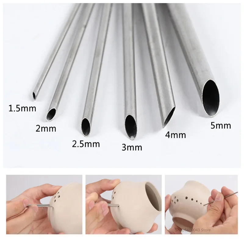 プロ仕様のステンレス鋼穴あけパンチ＆陶芸・粘土彫刻用モデリン - Art Craft Tools のレビューと価格