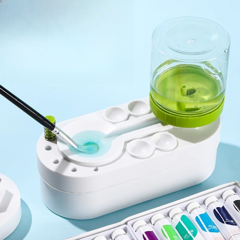 ミニトイレデザインペイントブラシウォッシャーポータブルブラシ - Watercolor Brush Pen のレビューと価格