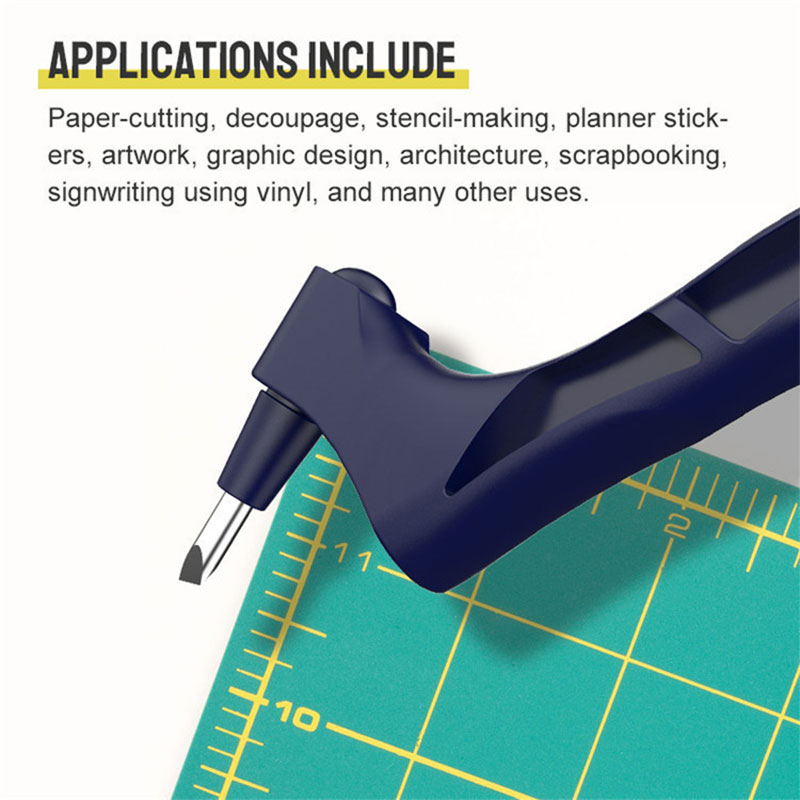 360 ˚回転ペーパーアート切削工具ステンレス鋼彫刻ナイフス - Art Craft Knife のレビューと価格