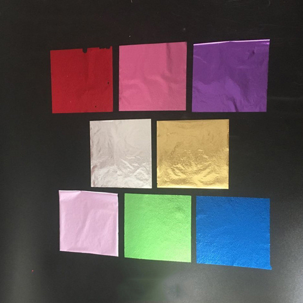 50枚入り 8x8.5cm ゴールドリーフシート 模造金箔紙 - Art Craft Leaves のレビューと価格