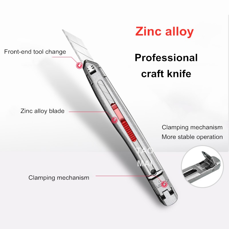 亜鉛合金ユーティリティナイフの革の切削彫刻開梱多機能クラフト - Art Craft Knife のレビューと価格