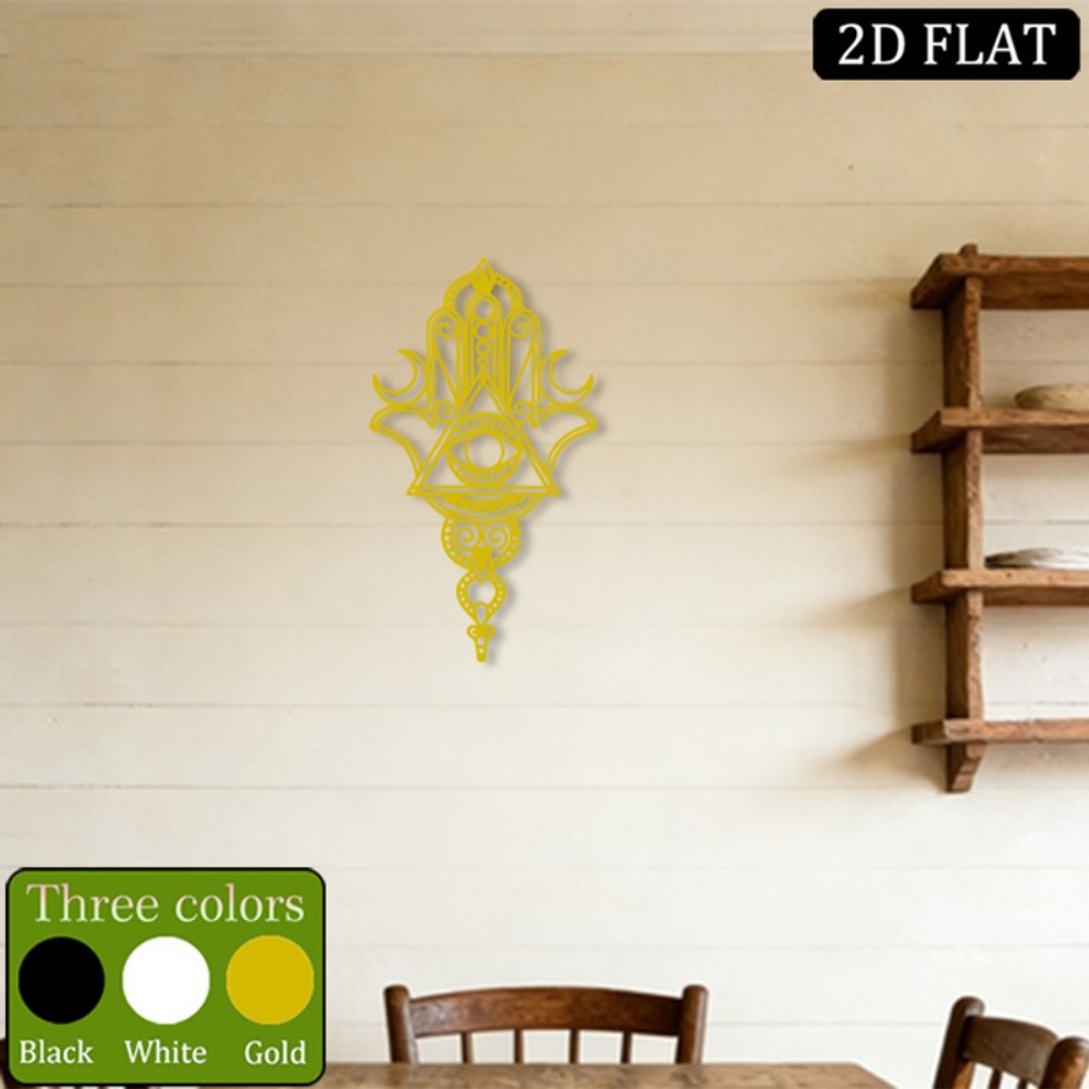 CIFBUY 鉄製ウォールアート ハムサ邪視メタル彫刻 防錆 - Art & Craft Activities For Toddlers のレビューと価格