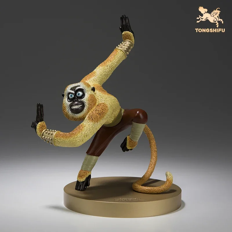 銅工芸中国漫画映画カンフーパンダ動物置物マスターモンキー彫刻 - Tv Art And Craft のレビューと価格