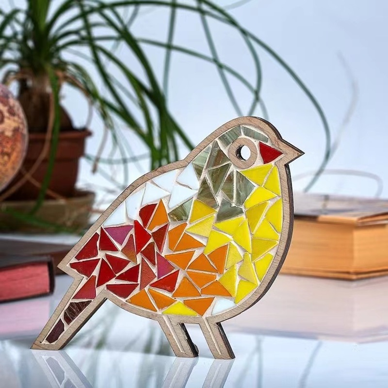 日曜大工の正方形のモザイクガラス,色とりどりのオプション,芸 - Art Craft Hobbies のレビューと価格
