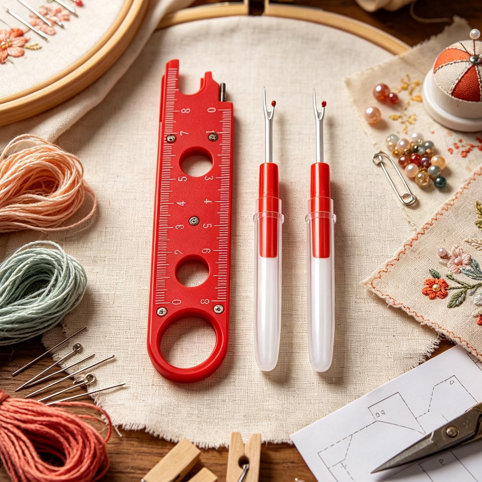 ミシン針糸通し器 安全な糸通しガジェット 針糸通しツール お - Art Craft Tools のレビューと価格