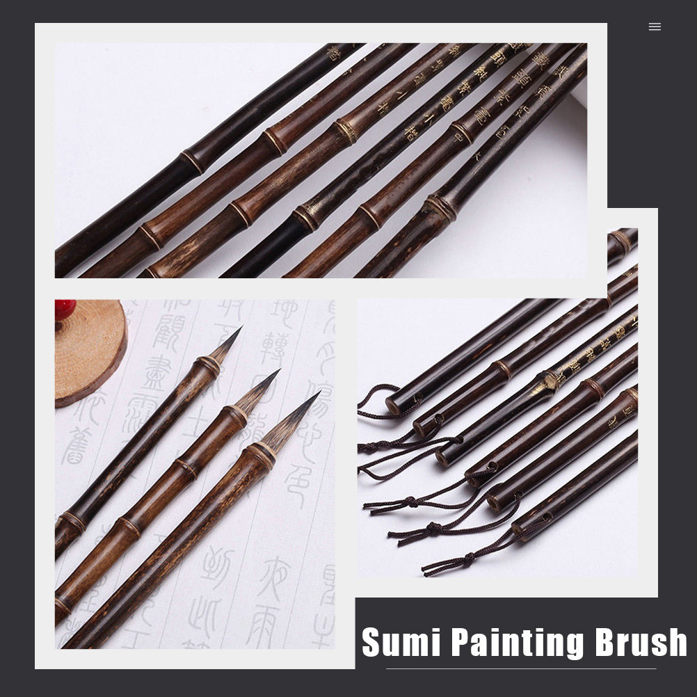 中国の書道筆、プロ仕様の丈夫な伝統的な筆、滑らかな毛、水彩画 - Watercolor Brush Pen のレビューと価格