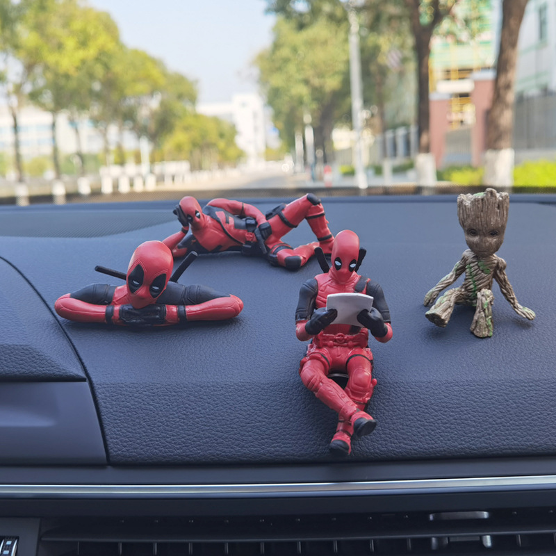 漫画フィギュアモデル面白いかわいい置物デスクトップ装飾車の装 - Tv Art And Craft のレビューと価格