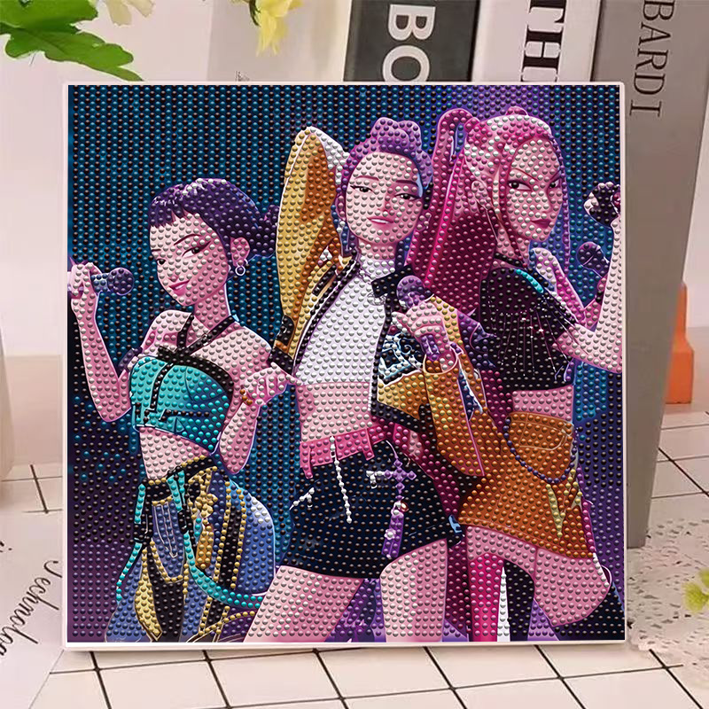 アニメハンターズ ガールズ ルミ ミラ ゾイ ダイヤモンドペ - Art Craft Tools のレビューと価格