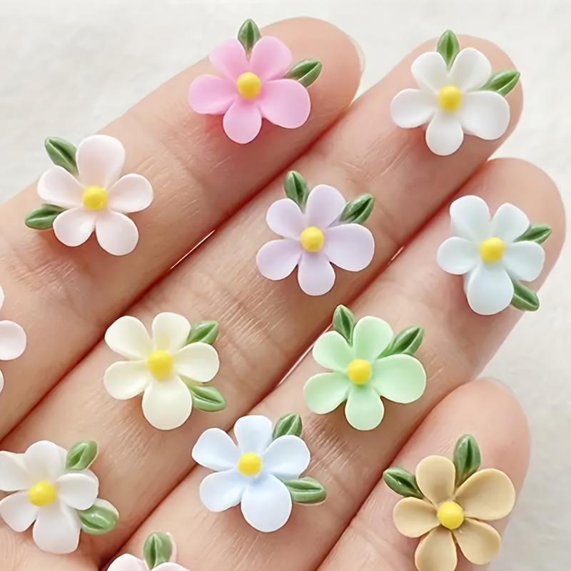 20個入り樹脂製ミニフラワー＆リーフフラットバックチャーム  - Art Craft Leaves のレビューと価格