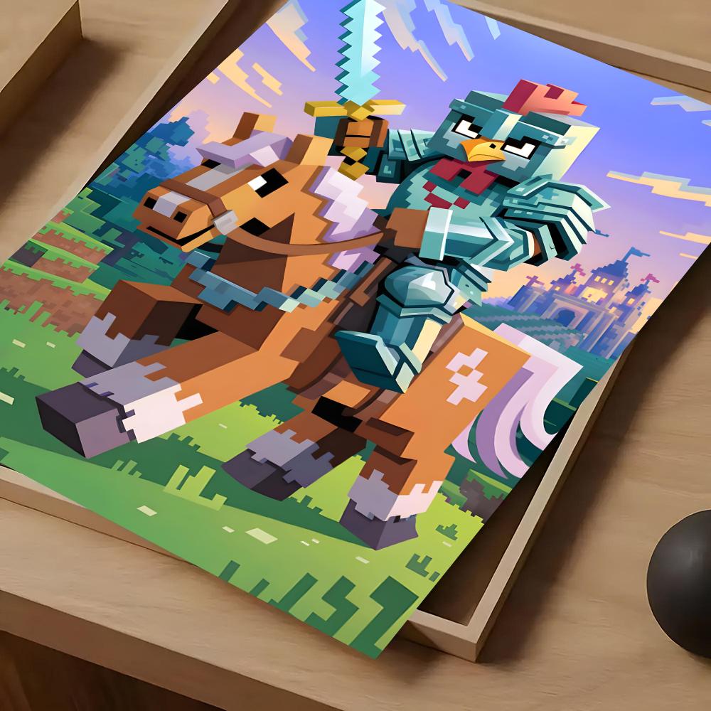 ゲーム Mine-c-crafts ポスター自己粘着アート防 - Art Craft Game のレビューと価格