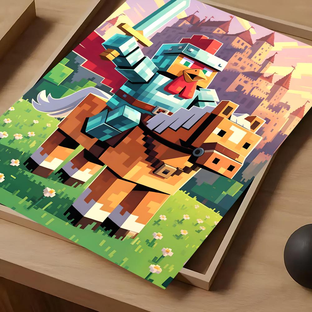 ゲーム Mine-c-crafts ポスター自己粘着アート防 - Art Craft Game のレビューと価格