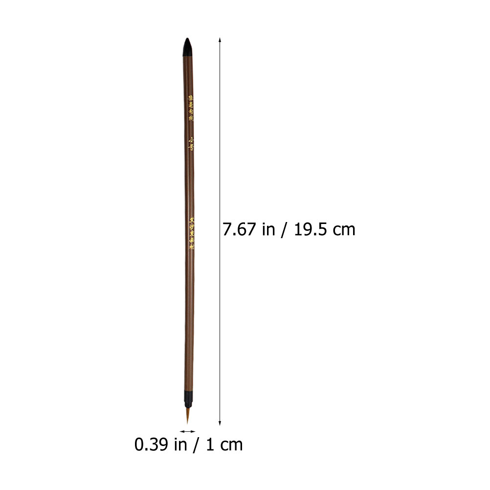 3本セット ウルフヘアライン描画ペン 木製ハンドル 人間工学 - Watercolor Brush Pen のレビューと価格