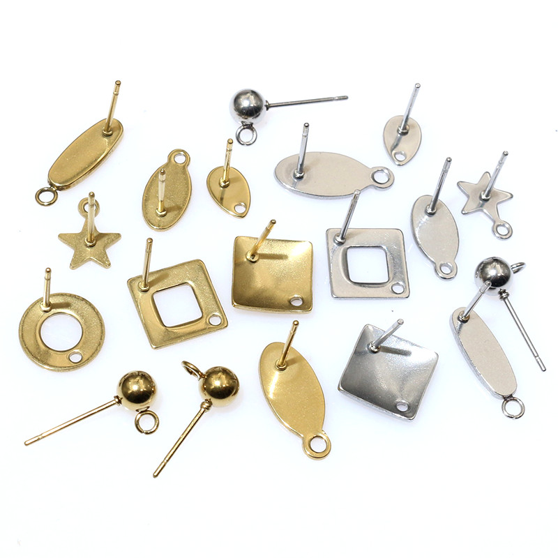 20個ステンレス鋼クラフトイヤリングスタッド幾何学的多角形イ - Art Craft Making のレビューと価格