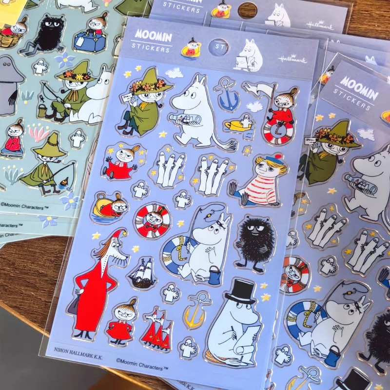 ムーミン漫画装飾ステッカー DIY クラフト用品 ジャーナル - Art Craft Making のレビューと価格