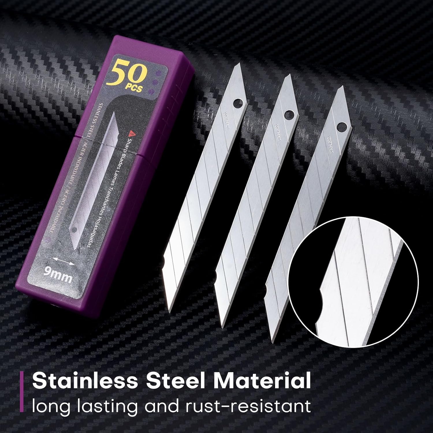 FOSHIOステンレス鋼交換刃 9mmユーティリティクラフト - Art Craft Knife のレビューと価格