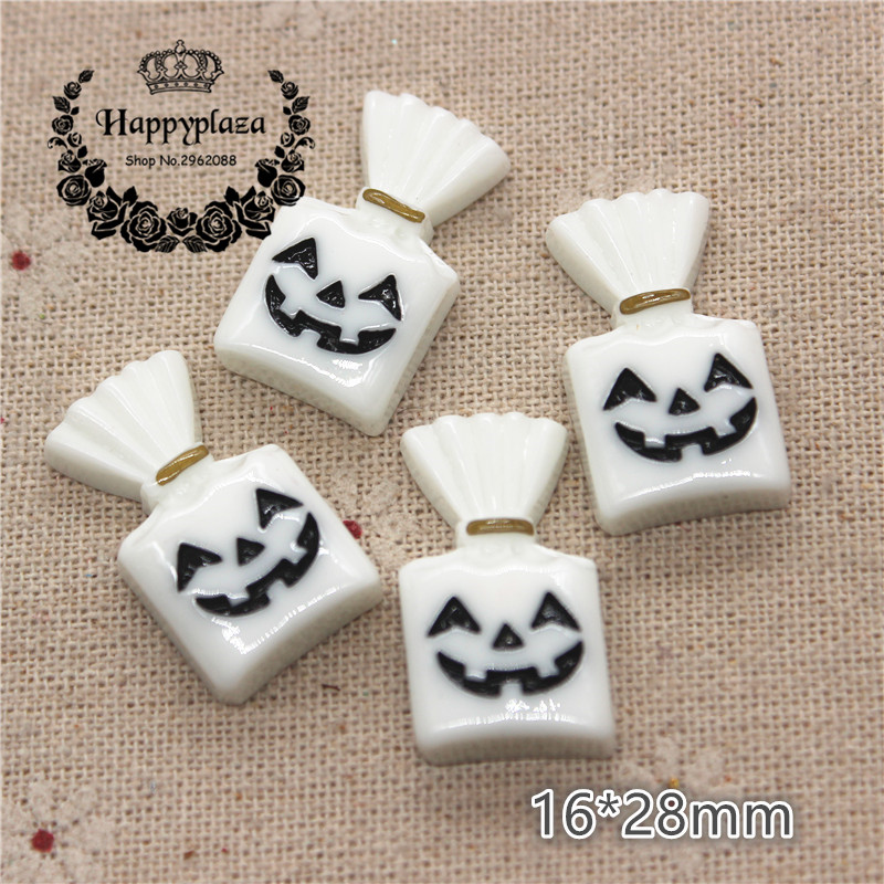 樹脂製ハロウィンカボション,10個,16x28m,キャンディ - Tv Art And Craft のレビューと価格