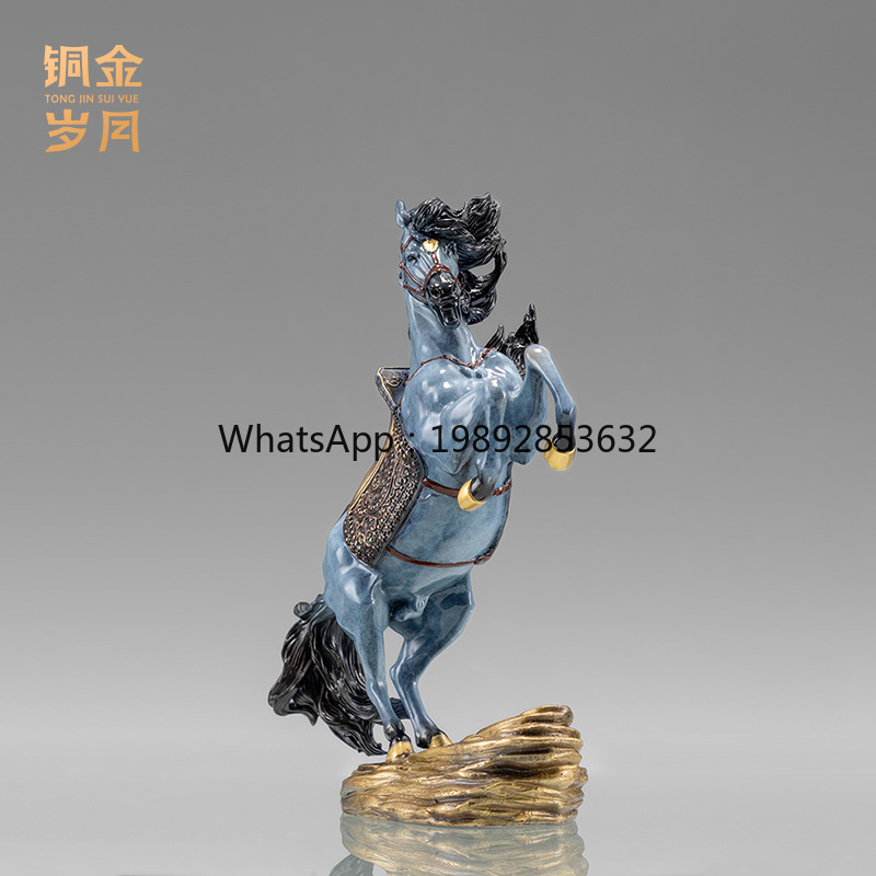 LYY銅工芸工房 戦馬真鍮製置物 干支馬 金属銅器工芸品 玄 - Art Craft Workshop のレビューと価格